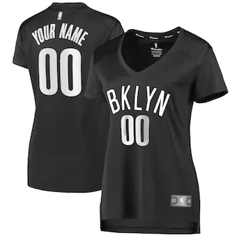 womens fanatics branded charcoal brooklyn nets fast break r-211